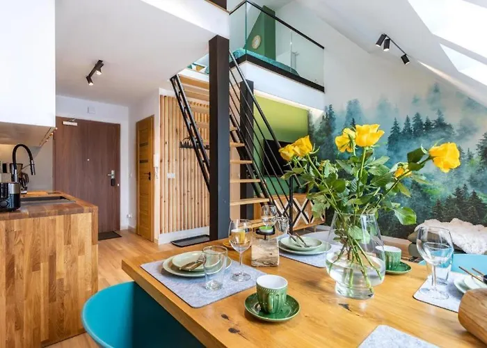 Apartament The View Dwupoziomowy Green Resort Z Basenem, Sauna, Jacuzzi - 5D Apartments